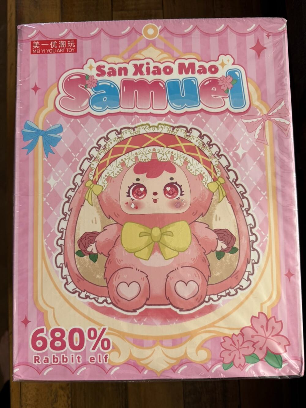 MEI YI YOU ART TOY San Xiao Mao Samuel 680% Rabbit Elf Blind Box Mega Figure